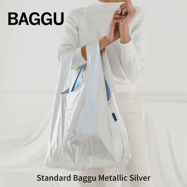 STANDARD BAGGU メタリックシルバー【メール便は送料無料 / 日時指定不可】 - 鍋・フライパン・キッチン用品と雑貨の専門店 『NABESTORE』
