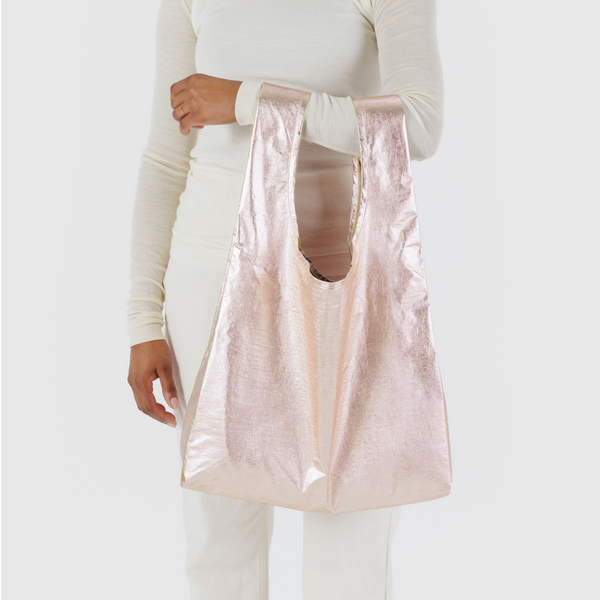 【再入荷】STANDARD BAGGU メタリックピンクゴールド【メール便は送料無料 / 日時指定不可】