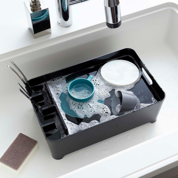 水切りバスケット タワー 山崎実業 tower 2453　ブラック