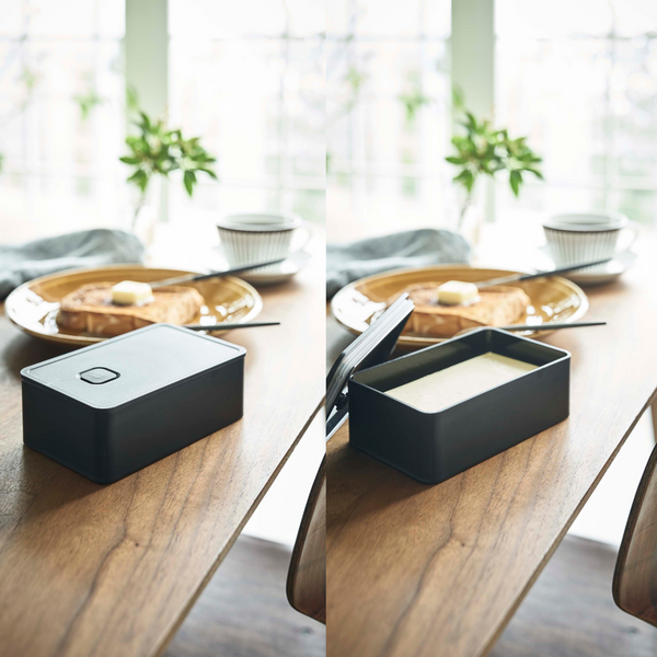 バルブ付き密閉バターケース タワー 山崎実業 tower 04821