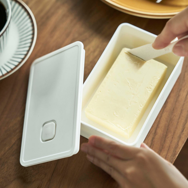 バルブ付き密閉バターケース タワー 山崎実業 tower 04822