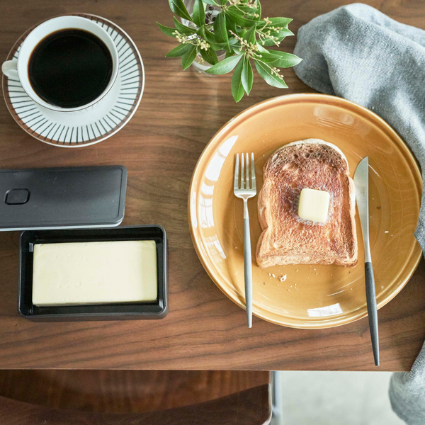 バルブ付き密閉バターケース タワー 山崎実業 tower 04822