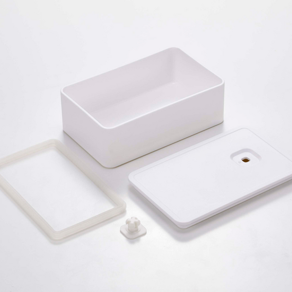 バルブ付き密閉バターケース タワー 山崎実業 tower 04821