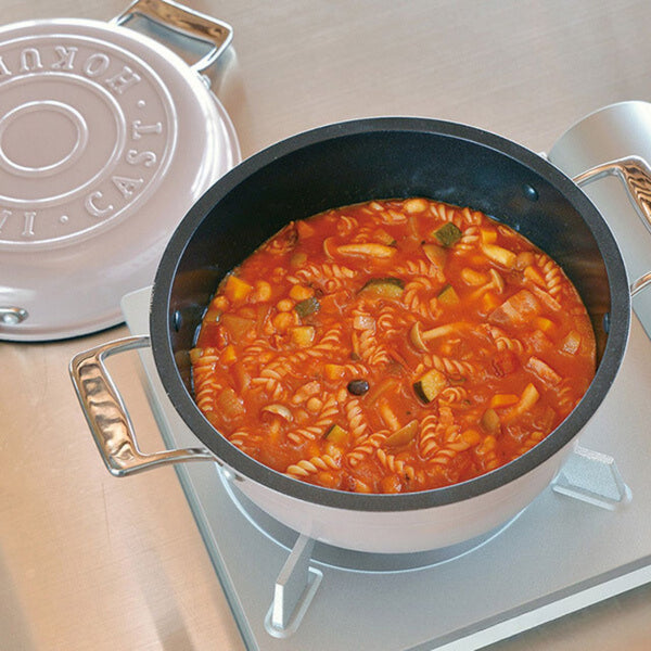 【送料無料】HAMON しろがね【本体:IH対応/蓋:ガス火専用】