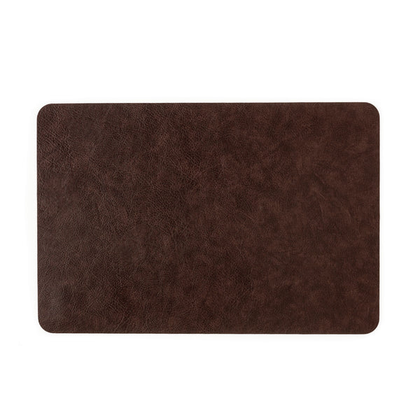 【完売】TABLE MAT テーブルマット ブラウン レザー調のランチョンマット