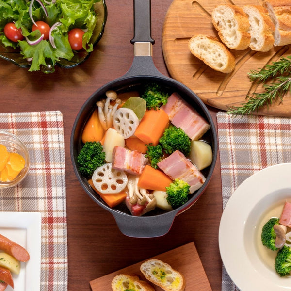 【完売/終了】IH収納鍋 NAOMI Deluxe 4点セット スタッキング 収納しやすい鍋 - 鍋・フライパン・キッチン用品と雑貨の専門店 『NABESTORE』