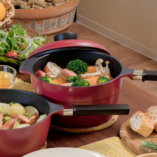 【完売/終了】IH収納鍋 NAOMI Deluxe 4点セット スタッキング 収納しやすい鍋 - 鍋・フライパン・キッチン用品と雑貨の専門店 『NABESTORE』