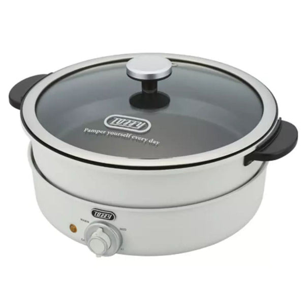 【送料無料】電気グリル鍋 ＜アッシュホワイト＞ K-HP2-ＡＷ【お取り寄せ】