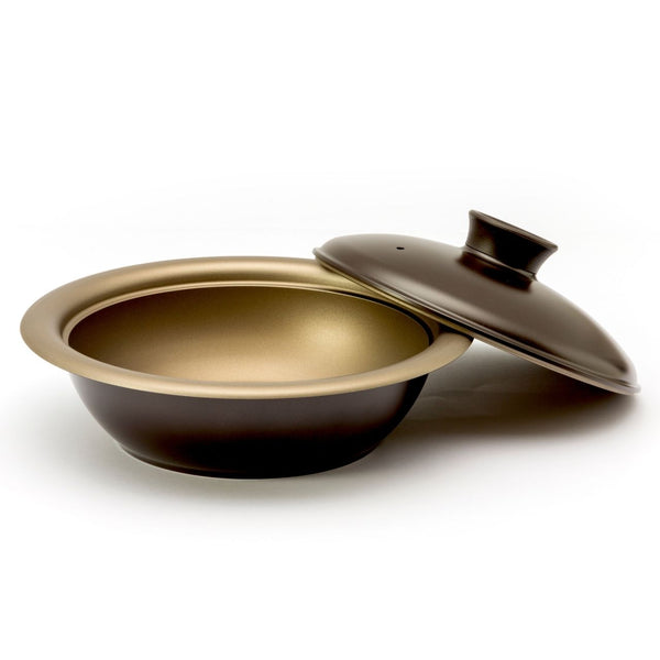 【完売】ほくほくなべ 28cm 軽くて割れない最高級鋳造土鍋風万能鍋 シリコンミトン付き - 鍋・フライパン・キッチン用品と雑貨の専門店 『NABESTORE』