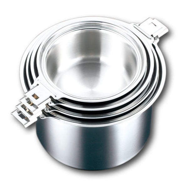 【完売】cuga（空雅）シリーズ 全7アイテム 最高級 ステンレス 5層鍋 ハンドル脱着式 IH対応 18-12ステンレス SUS316