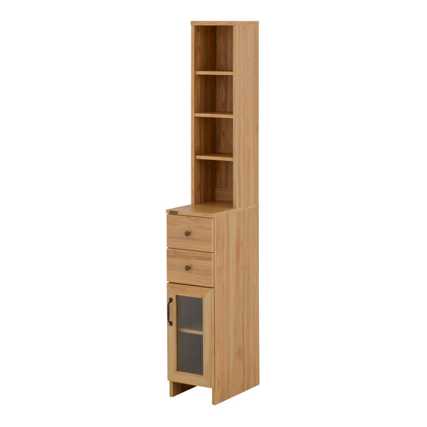 4FUL　DOLLY（ドリー） 隙間収納ラック　幅25cm　ホワイト/ナチュラル【送料無料】