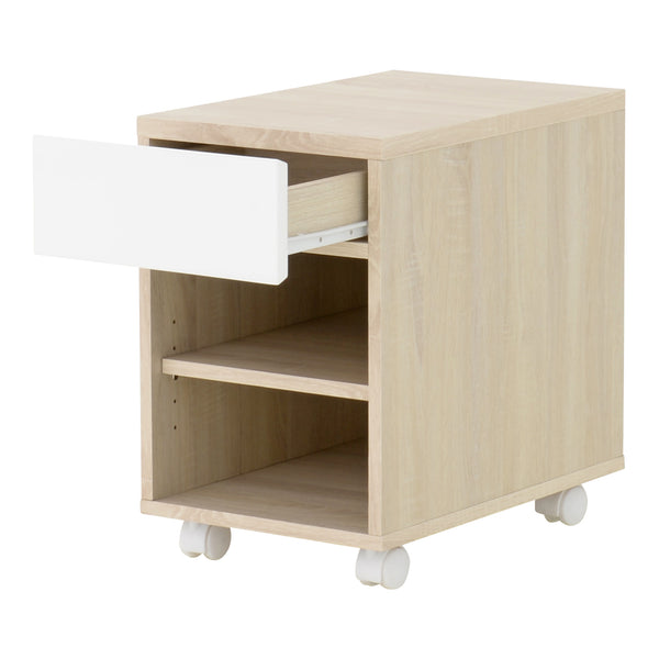 4FUL　HELM（ヘルム） デスク（140cm幅）サイドチェスト（オープン）セット　3色展開【送料無料】