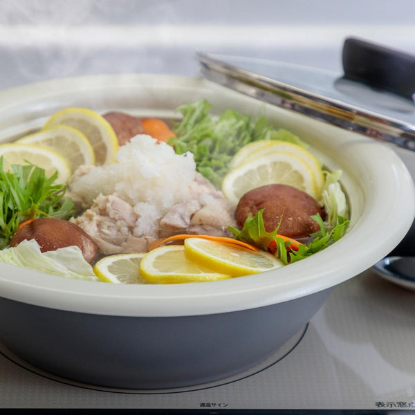 【送料無料】土鍋風卓上鍋 28cm 軽くて割れない最高級鋳造鍋 4~5人用 - 鍋・フライパン・キッチン用品と雑貨の専門店 『NABESTORE』