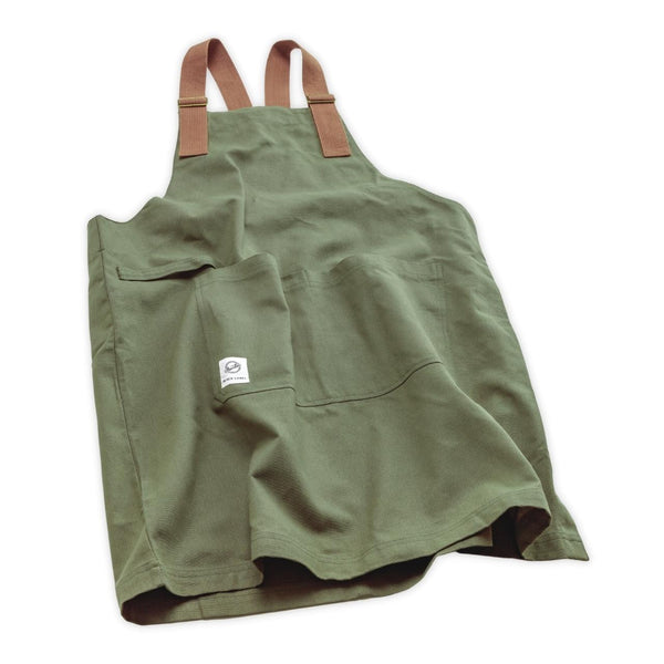 【完売・次回入荷未定】Peacetar Black Label カバーオールエプロン カーキ - キッチン・アウトドア・介護など作業着に人気 - 鍋・フライパン・キッチン用品と雑貨の専門店 『NABESTORE』