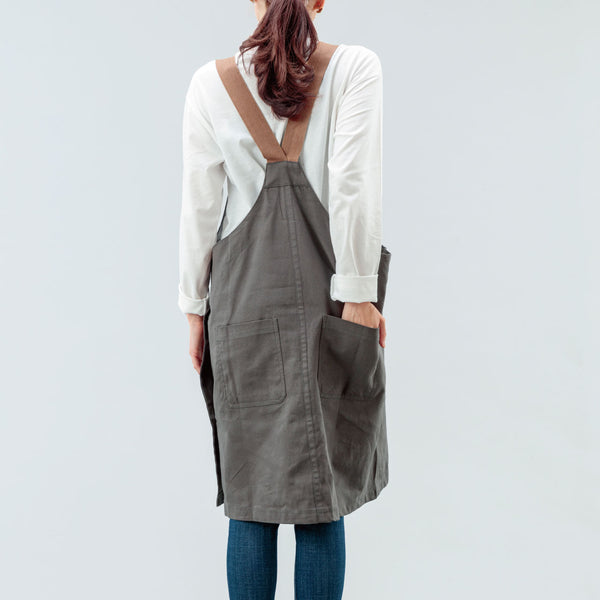 Peacetar Black Label カバーオールエプロン Soil Gray - キッチン・アウトドア・介護など作業着に人気【メール便は送料無料 / 日時指定不可】 - 鍋・フライパン・キッチン用品と雑貨の専門店 『NABESTORE』