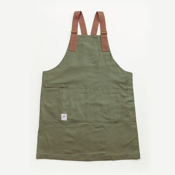 【完売・次回入荷未定】Peacetar Black Label カバーオールエプロン カーキ - キッチン・アウトドア・介護など作業着に人気 - 鍋・フライパン・キッチン用品と雑貨の専門店 『NABESTORE』