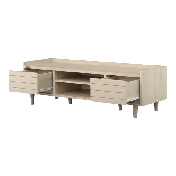 4FUL　TWICE（トワイス）　テレビ台ローボード　120㎝幅　ホワイト/オーク/ブラウン【送料無料】