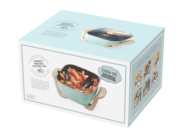 コンパクトマルチ電気鍋 ＜ペールアクア＞ K-HP3-PA【お取り寄せ】