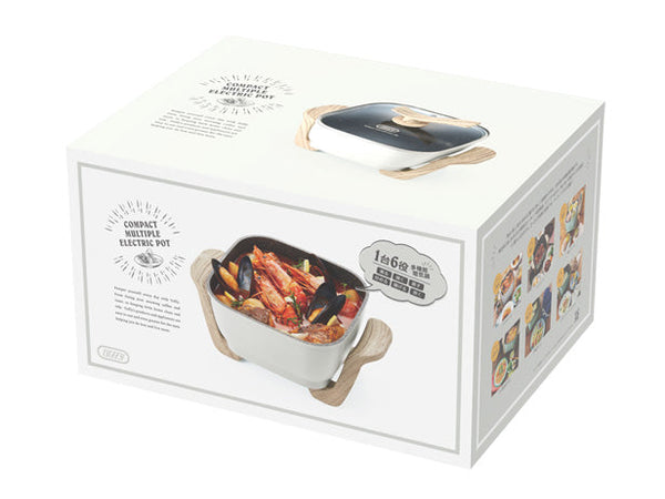 コンパクトマルチ電気鍋 ＜アッシュホワイト＞ K-HP3-AW【お取り寄せ】