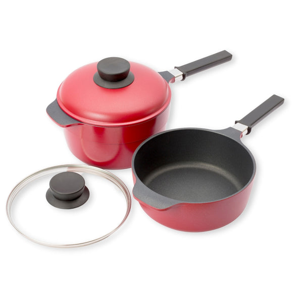 【完売/終了】IH収納鍋 NAOMI Deluxe 4点セット スタッキング 収納しやすい鍋 - 鍋・フライパン・キッチン用品と雑貨の専門店 『NABESTORE』