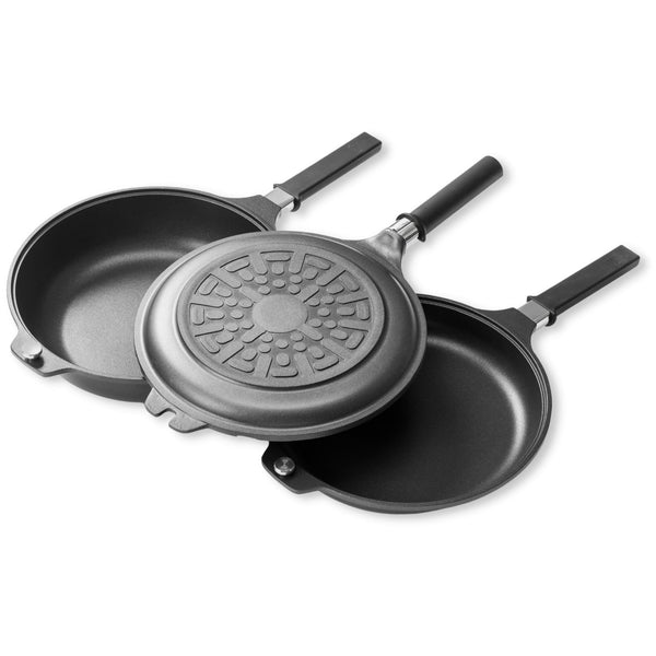 【ロングセラー】クッキングベーカー３点セット 両面焼き蓋付きフライパン【送料無料】 - 鍋・フライパン・キッチン用品と雑貨の専門店 『NABESTORE』